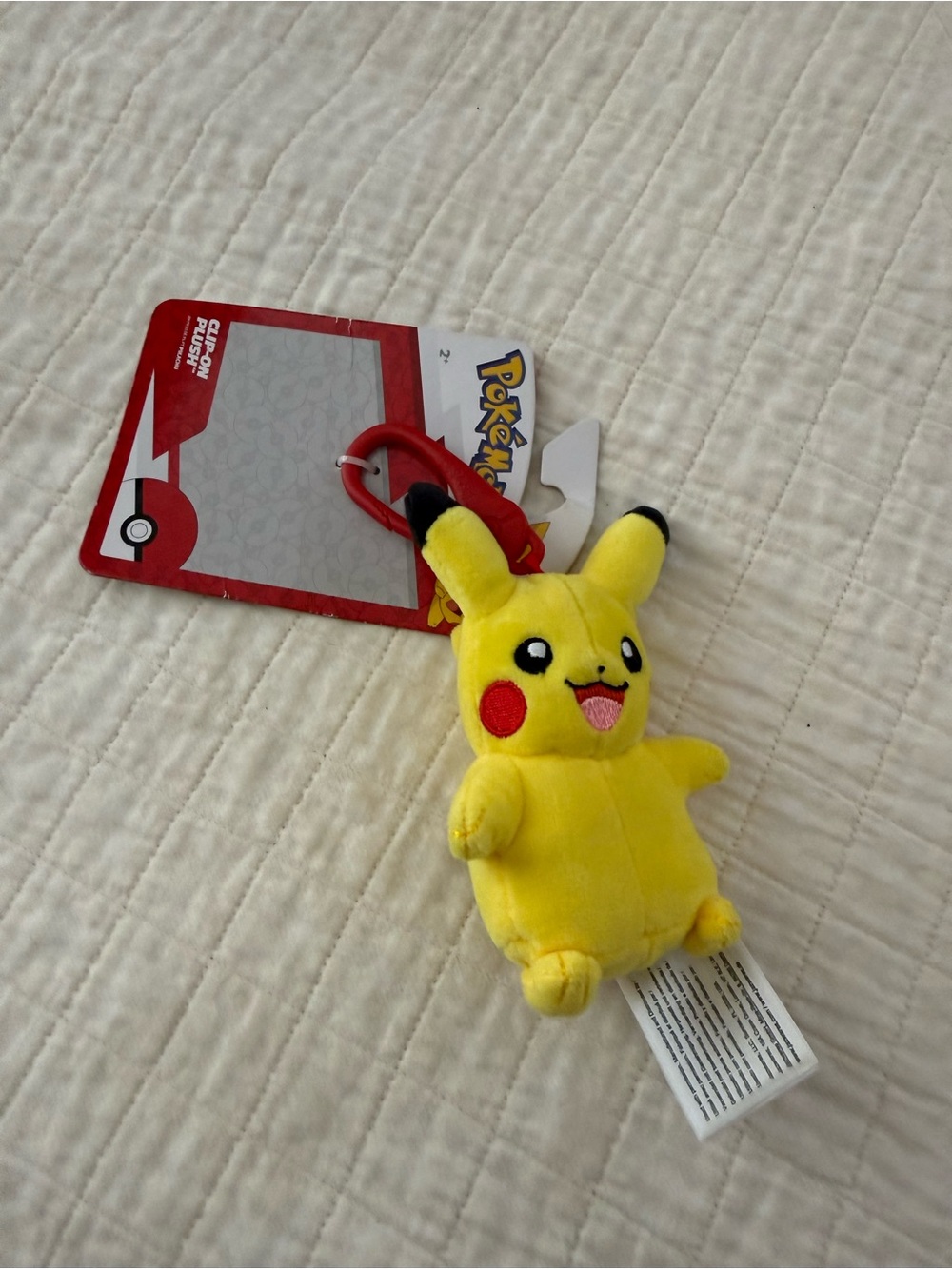 Pokemon Pikachu Plush Keychain - new with tag